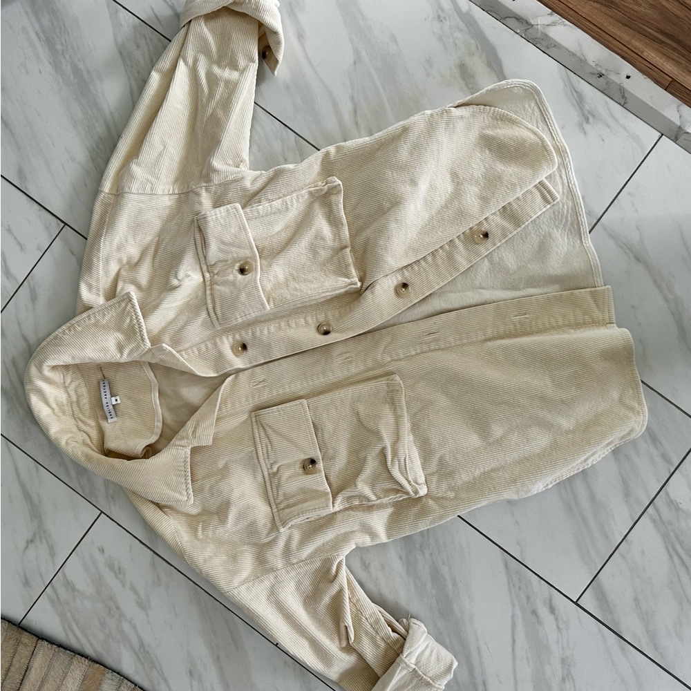 English factory corduroy shirt jacket